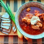 Бананово-чорничні вафлі